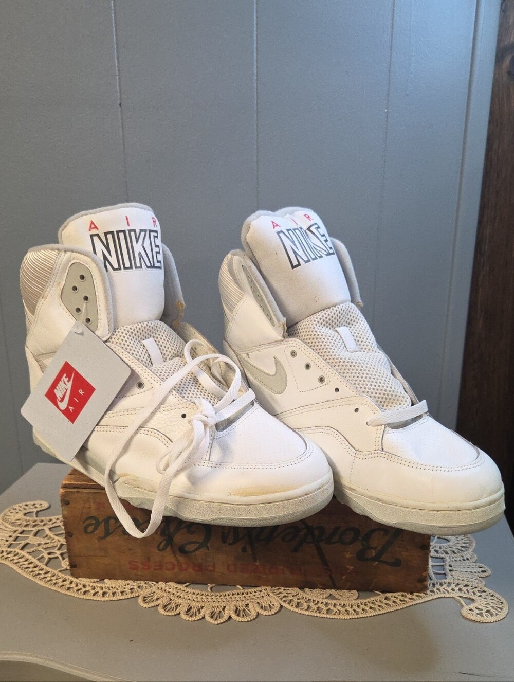 Vintage 1989 Nike Air Transition Force HiTop Sneakers